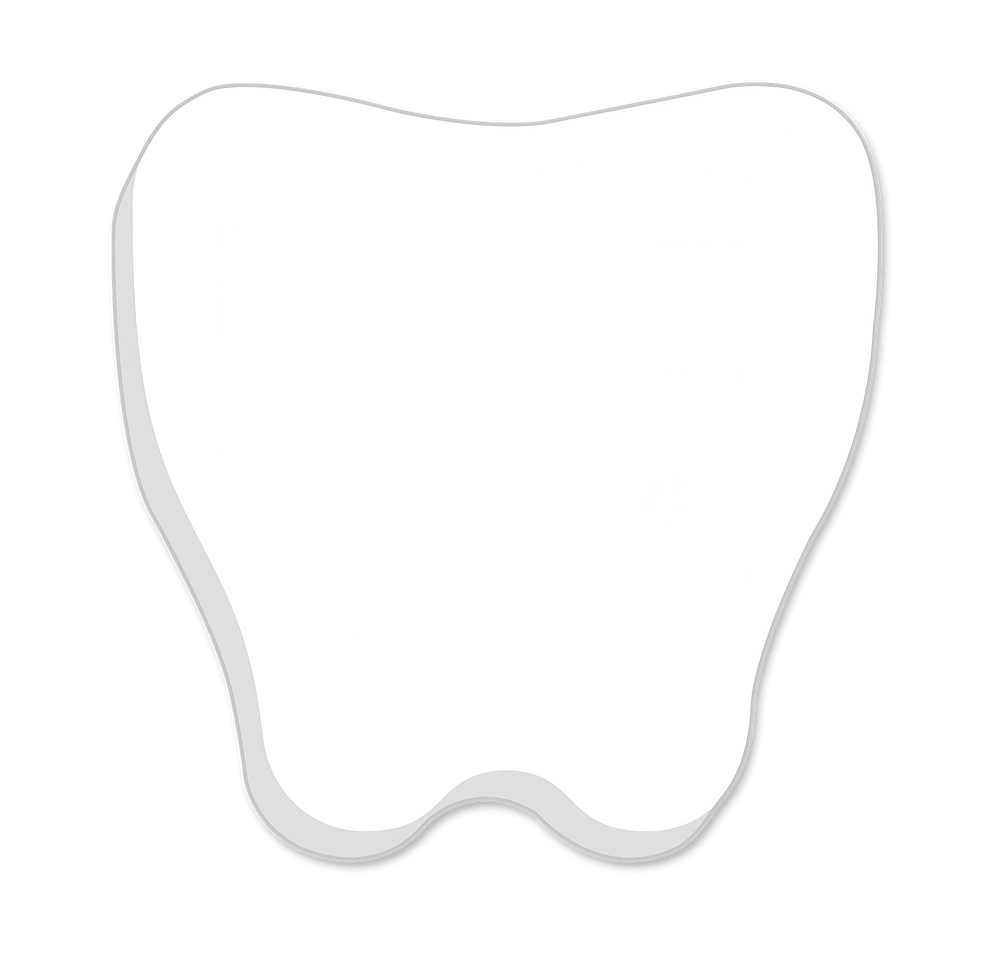 Full Color Tooth Sticky Note - 3" x 3" -  25 sheets/pad (Case of 500)-default