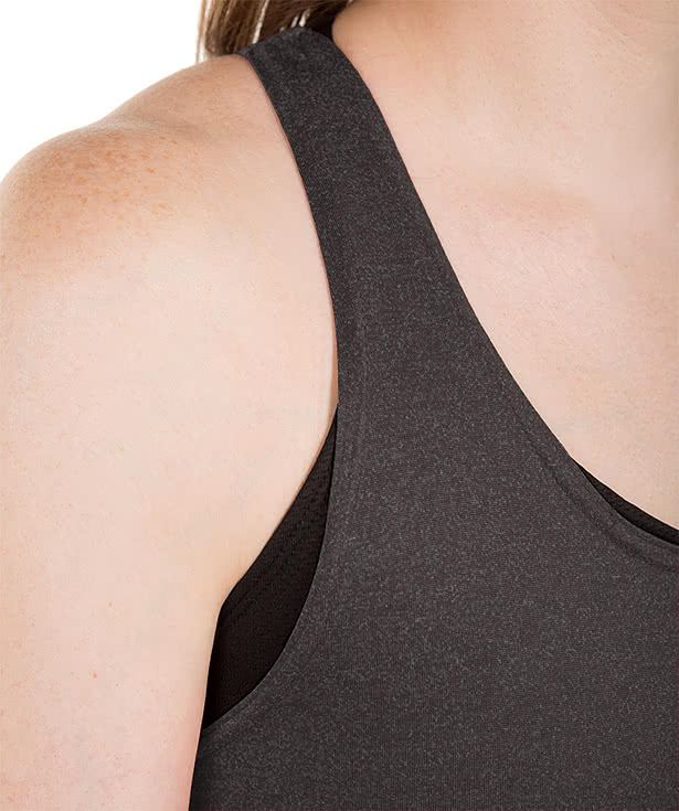 Badger Women's Heather Performance Racerback Tank