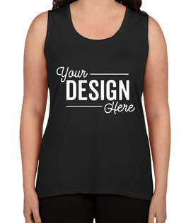 Anvil Women's Freedom Muscle Tank - Color: Black