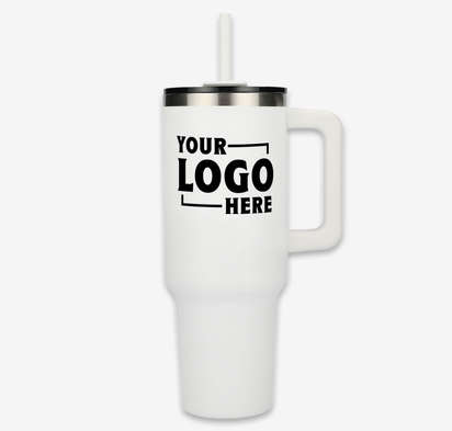 40 oz. Pinnacle Stainless Steel Tumbler with Straw-default
