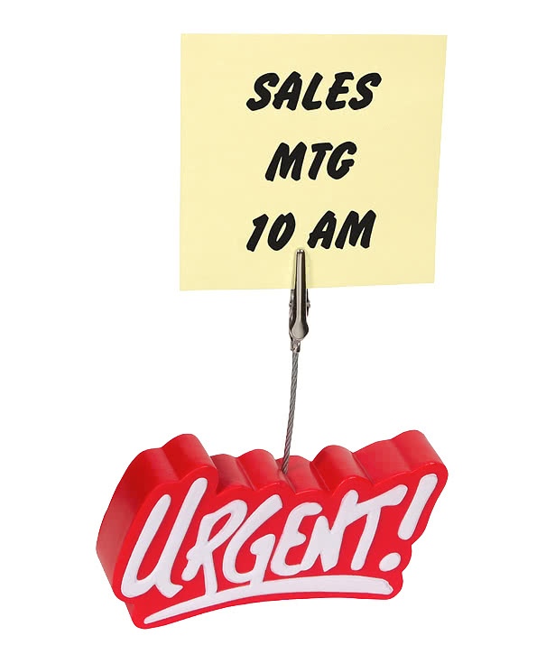 Urgent Stress Reliever Memo Holder