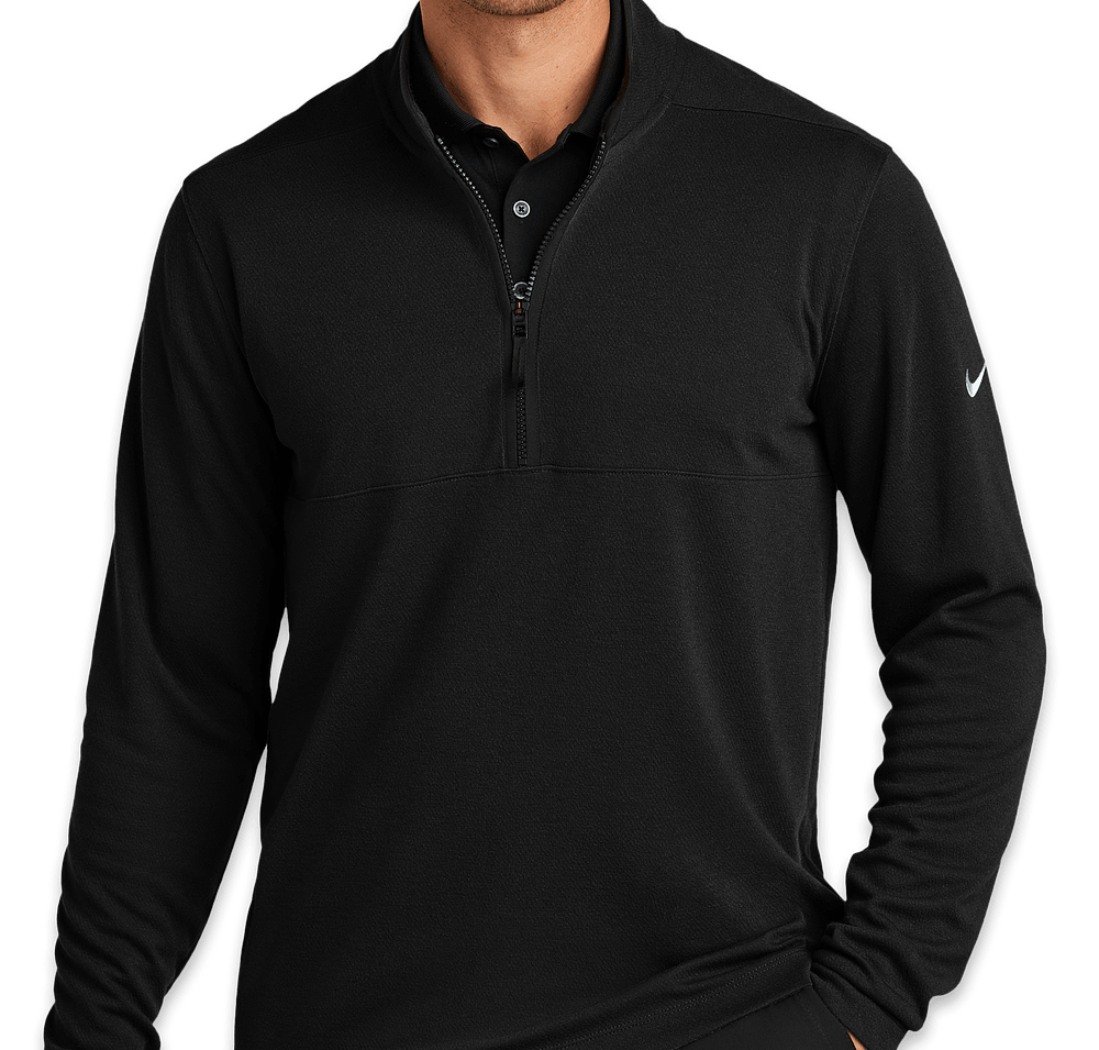 Nike Textured Lightweight Quarter Zip Sweatshirt-default