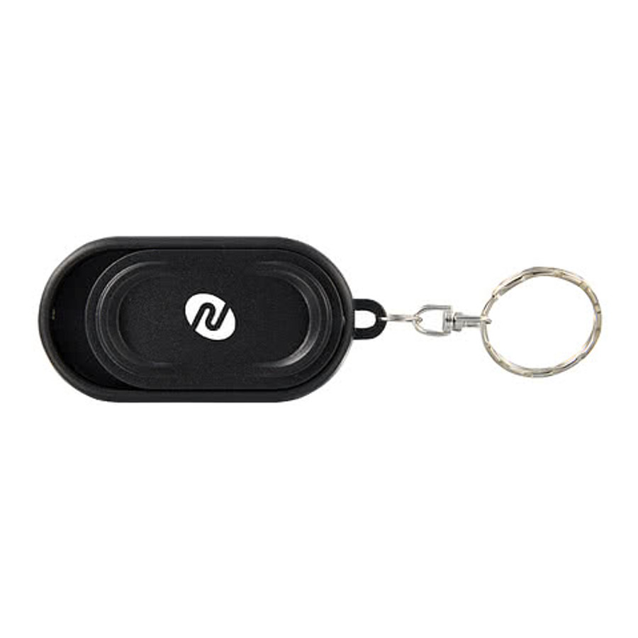 Magnetic Slider Fidget Keychain in Black