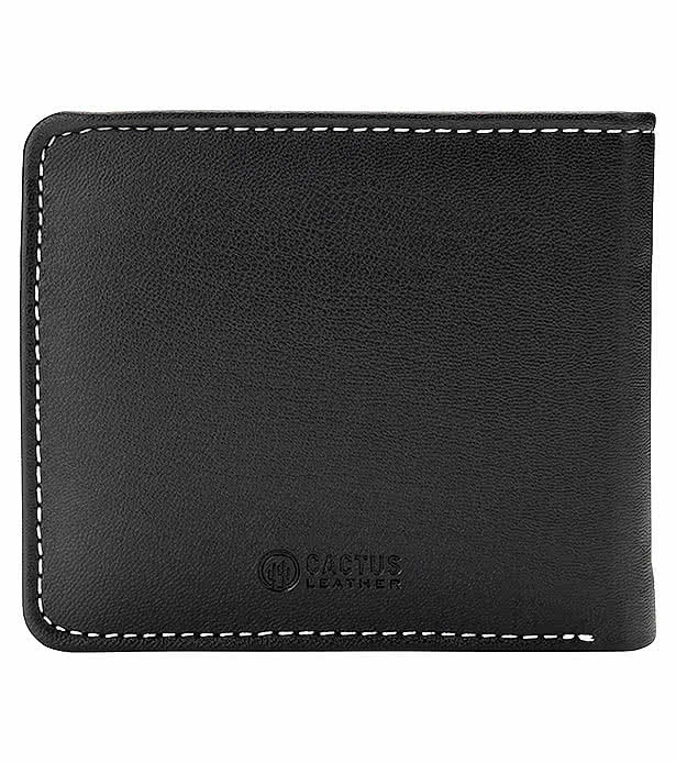 Renens Cactus Leather Wallet with Coin Pocket