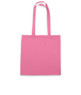 Promotional Lightweight 100% Cotton Tote Bag - Color: Pink