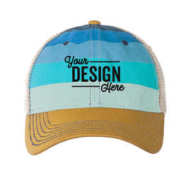 Legacy Old Favorite Trucker Hat - Color: Blue Stripe / Khaki