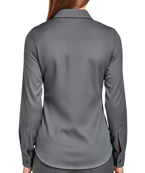 Bulwark Women's Flame Resistant Flex Knit Button Down Work Shirt