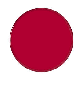 Full Color 1" Round Laminated Plastic Lapel Pin - Color: Cardinal