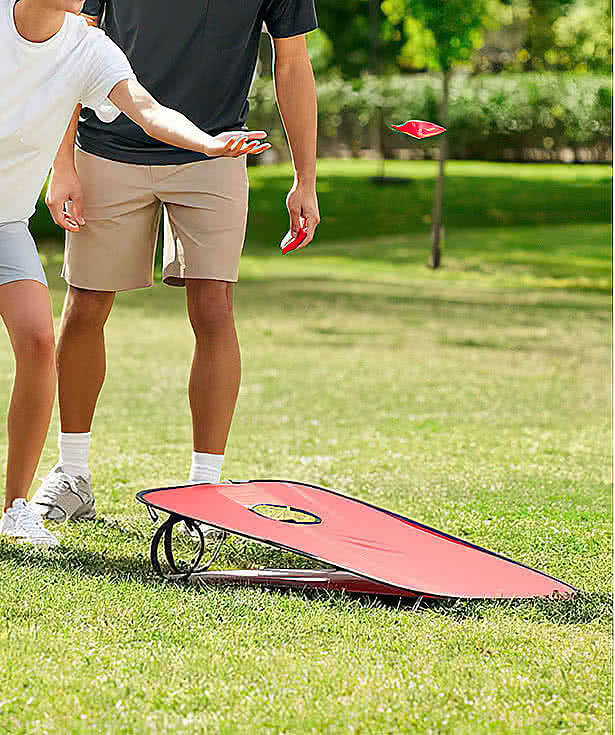 3-in-1 Cornhole and Yard Games Set