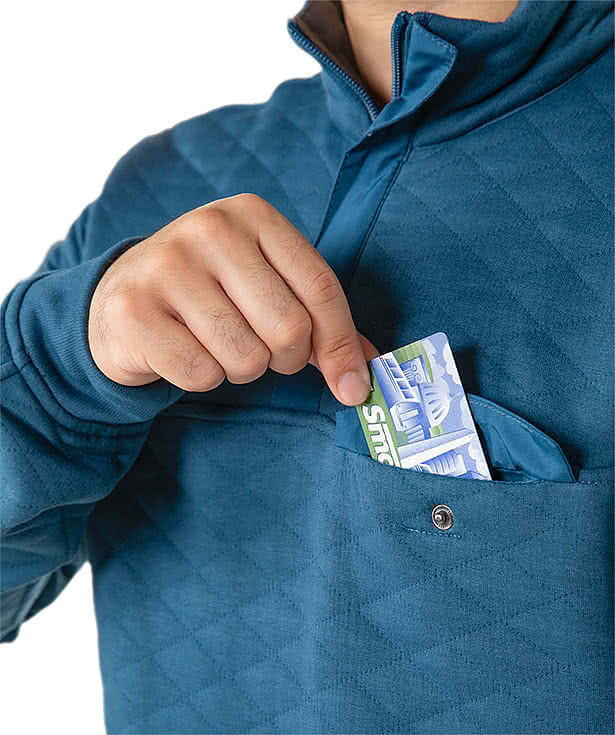 Stormtech Montebello Quilted Thermal Quarter Zip Sweatshirt