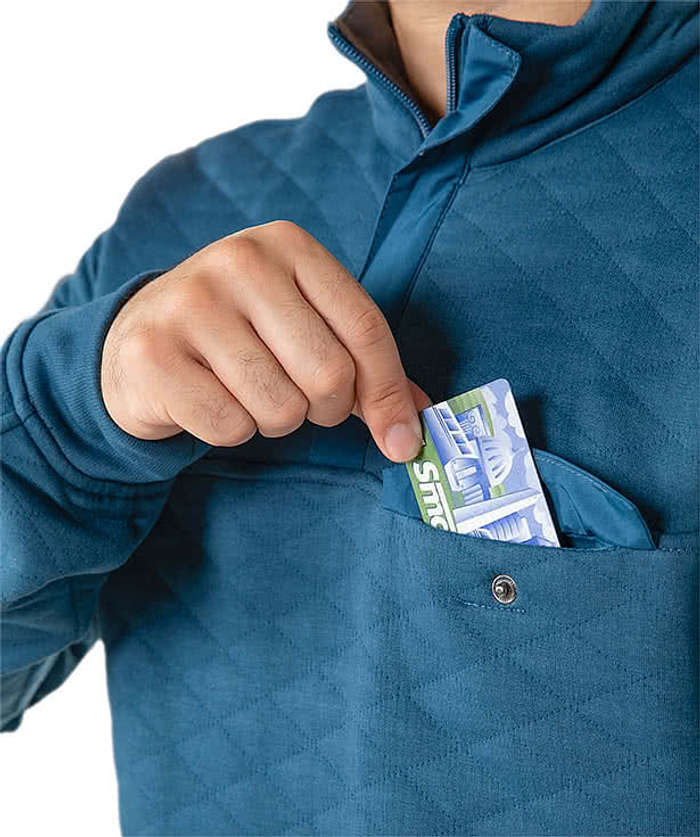 Stormtech Montebello Quilted Thermal Quarter Zip Sweatshirt