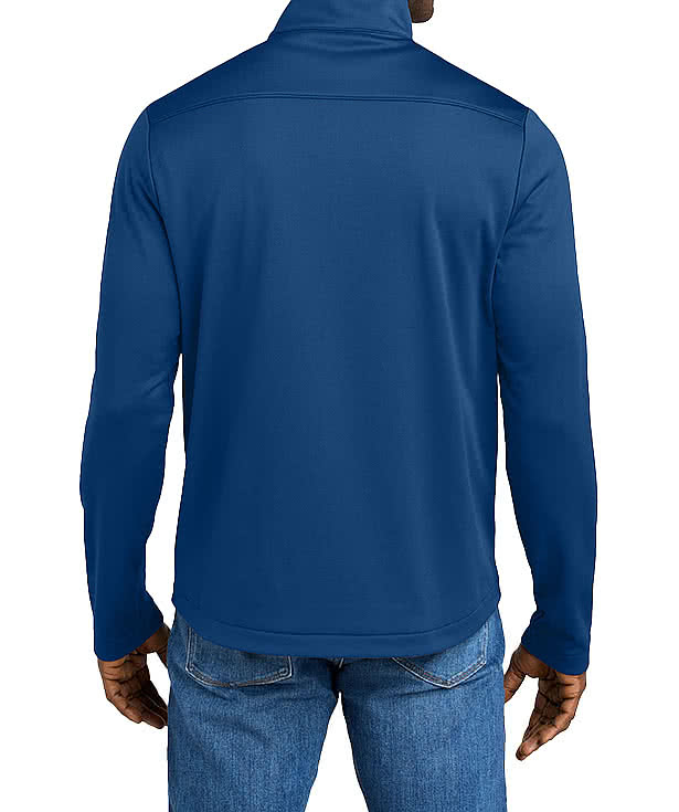 Eddie Bauer Smooth Mid Layer Half Zip Fleece Pullover - Embroidered