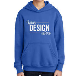 Port & Company Youth Core Pullover Hoodie - Color: Royal