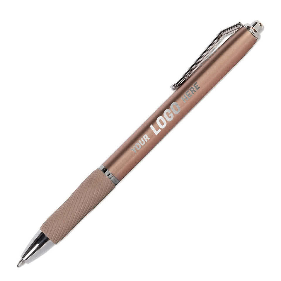 Laser Engraved Sharpie S-Gel Metal Barrel Pen (black ink)
