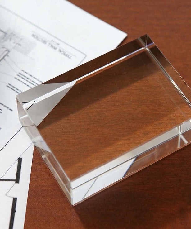 Rectangle Paperweight Award