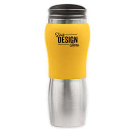 14 oz. Maui Two-Tone Stainless Steel Tumbler - Color: Yellow