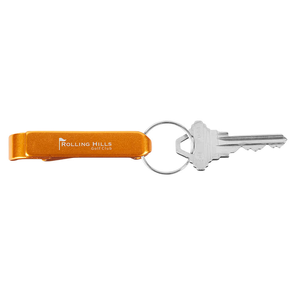 Laser Engraved Bottle Opener Keychain