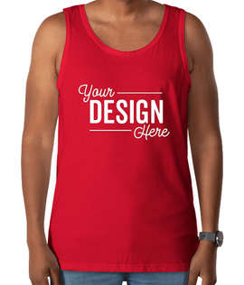Gildan Softstyle Cotton Tank - Color: Red