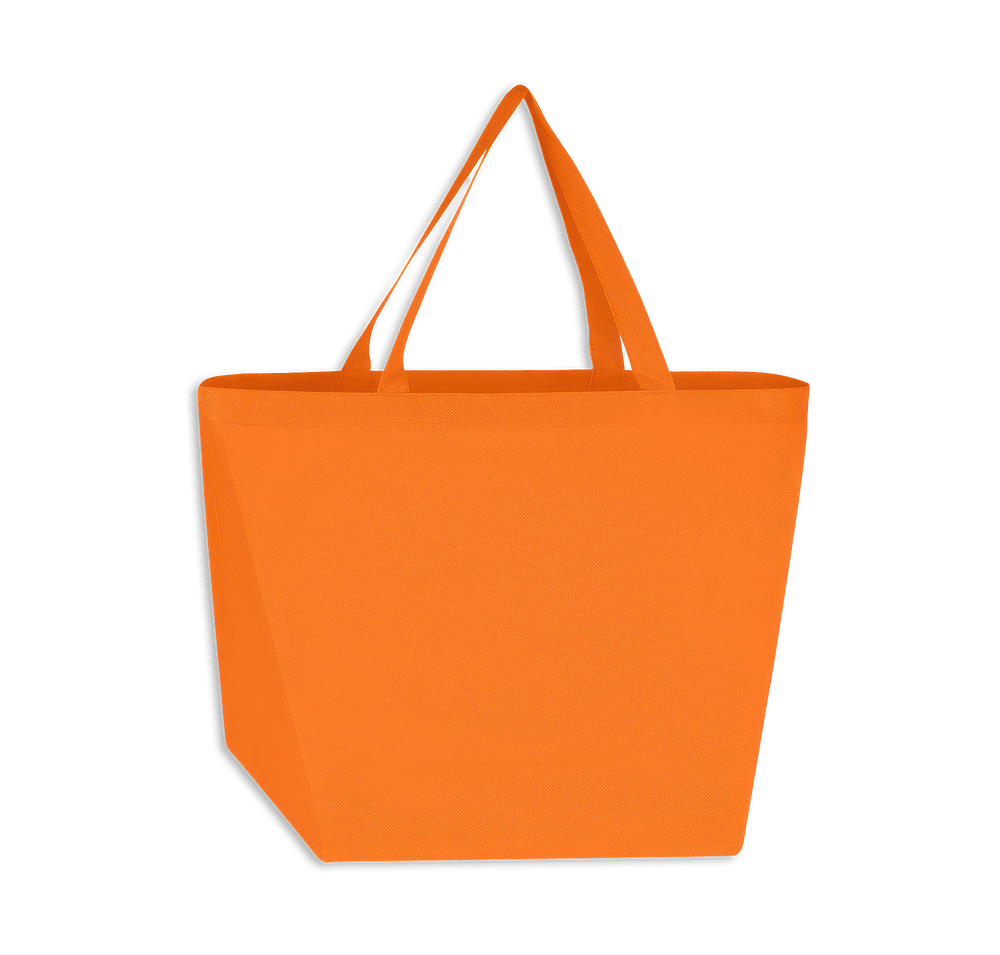 Full Color Gusseted Non-Woven Shopper Tote Bag-default