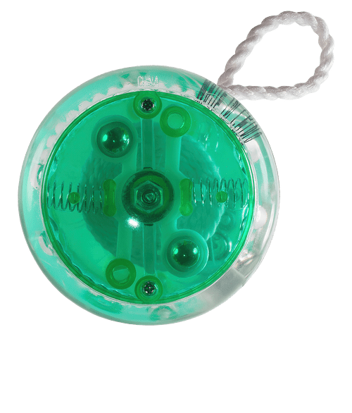 Translucent Light Up Yo-Yo in TRANSLUCENT GREEN