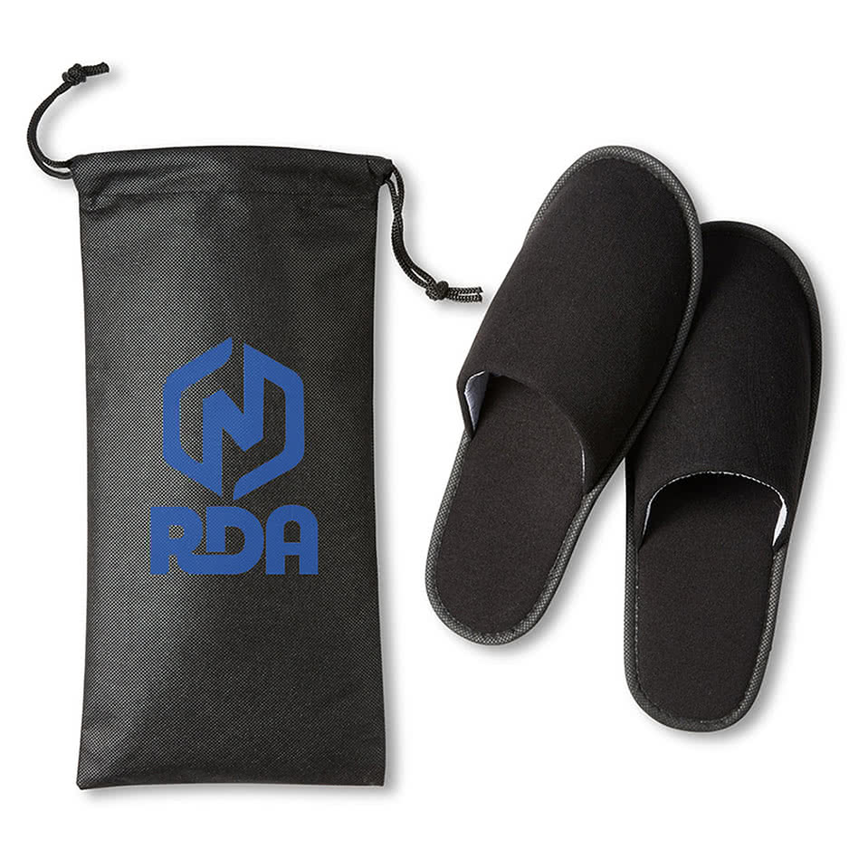 Travel Slippers in Pouch