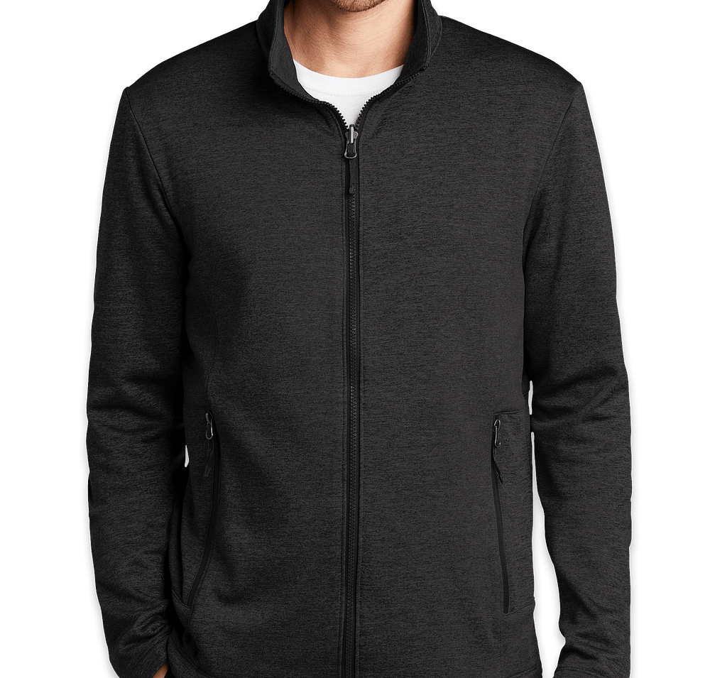 Port Authority Collective Striated Tech Fleece Jacket - Embroidered-default