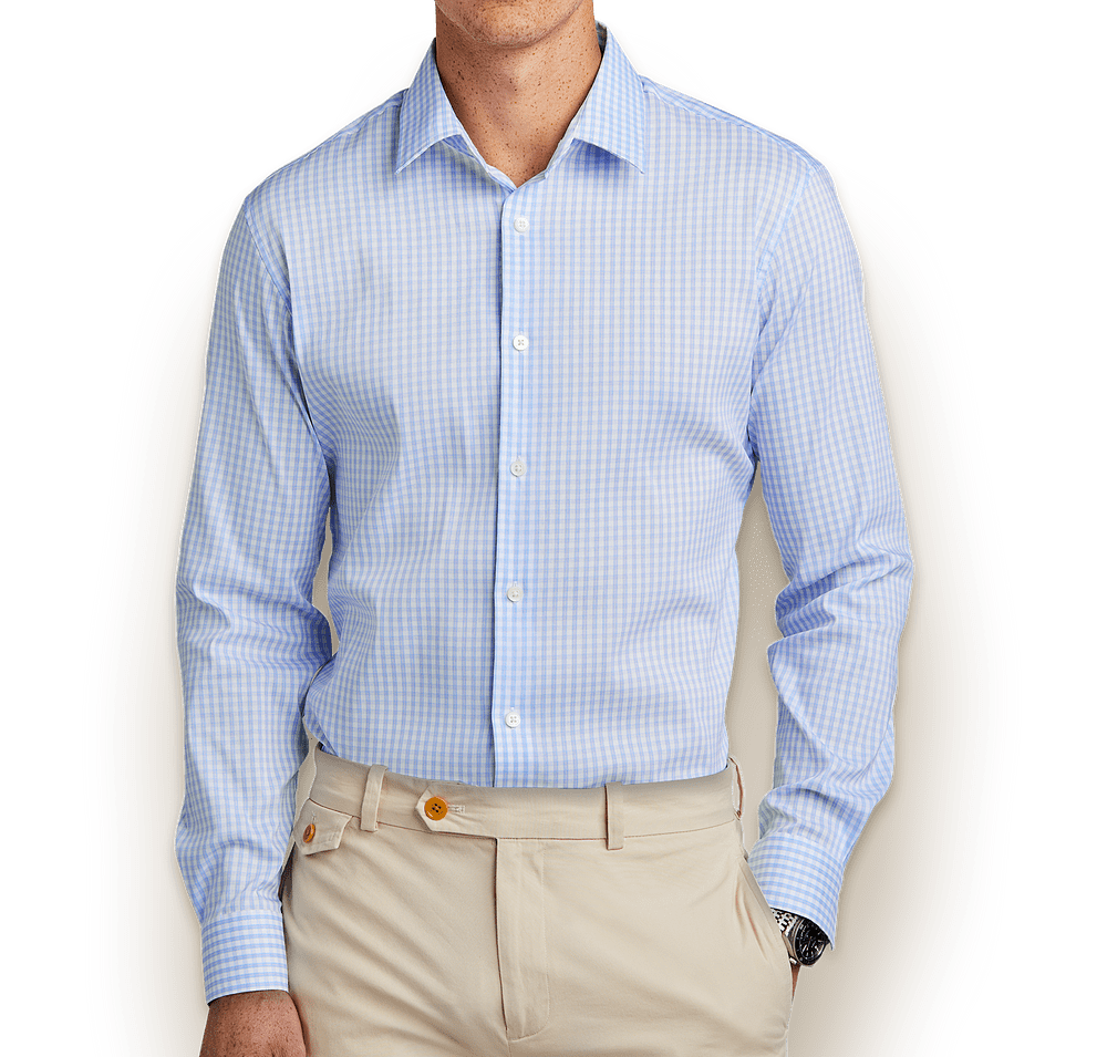 Brooks Brothers Tech Stretch Patterned Dress Shirt-default