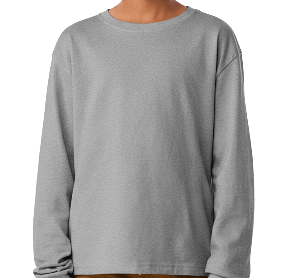 Bella + Canvas Youth Heavyweight Long Sleeve T-shirt-default
