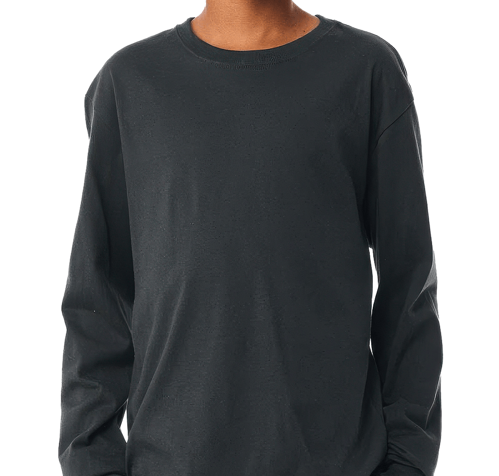 Bella + Canvas Youth Heavyweight Long Sleeve T-shirt-default