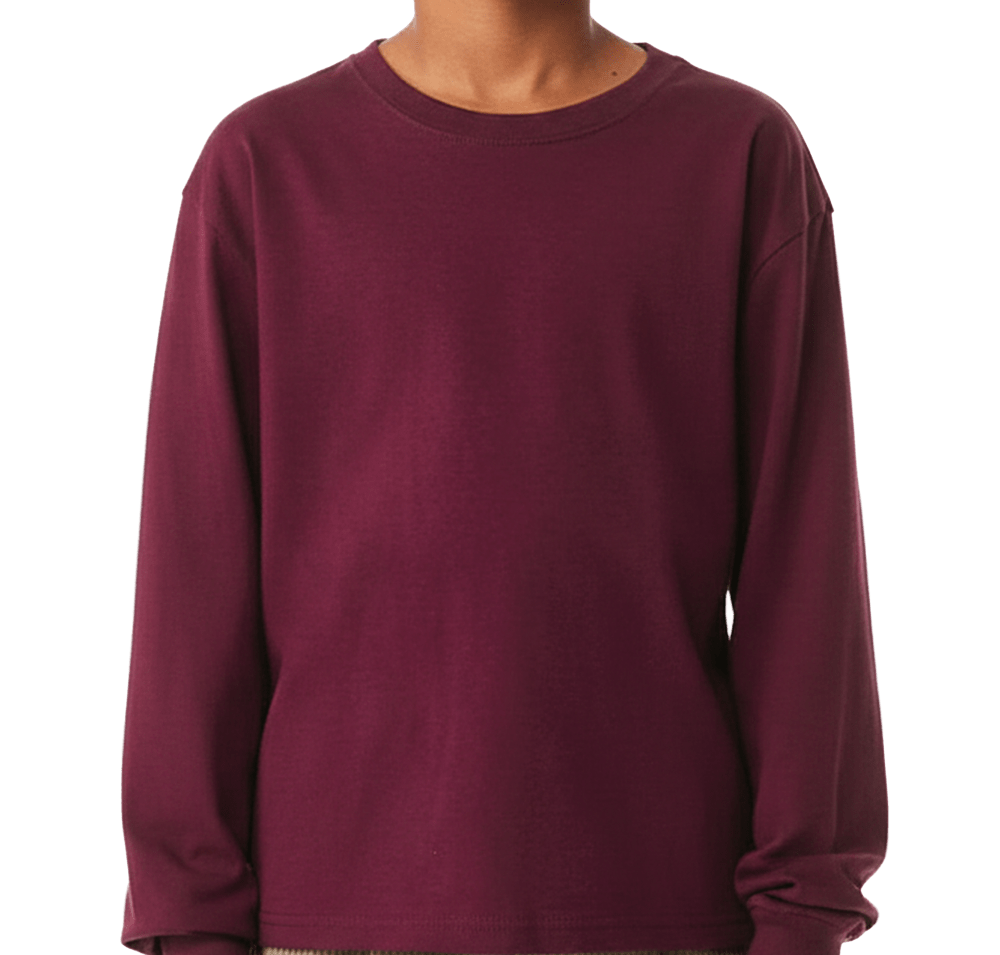 Bella + Canvas Youth Heavyweight Long Sleeve T-shirt-default