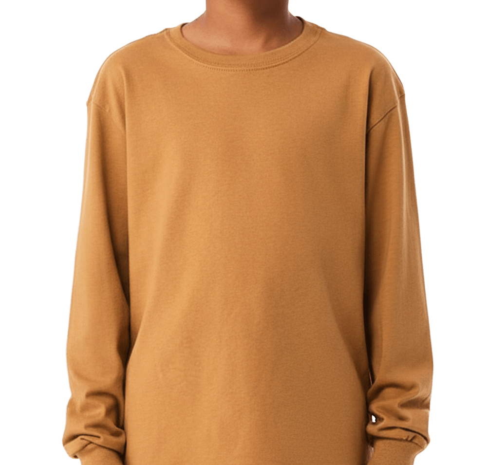Bella + Canvas Youth Heavyweight Long Sleeve T-shirt-default