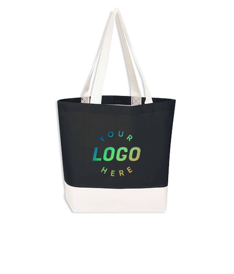 Charisma Laminated Non-Woven Tote Bag in Black
