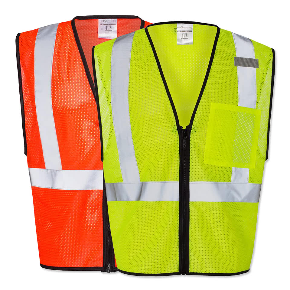 Kishigo Class 2 Single Pocket Mesh Safety Vest