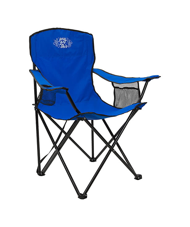 Recycled Folding Chair with Carrying Strap