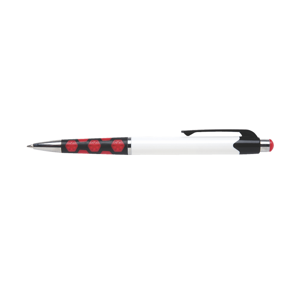Mardi Gras Hex Ballpoint Pen (black ink)-default