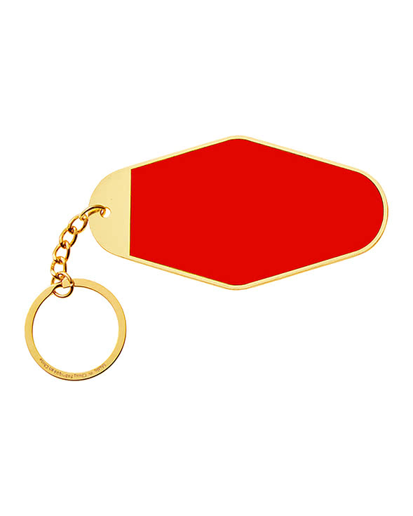 Laser Engraved Rainbow Pride LGBTQ+ Metal Keychain