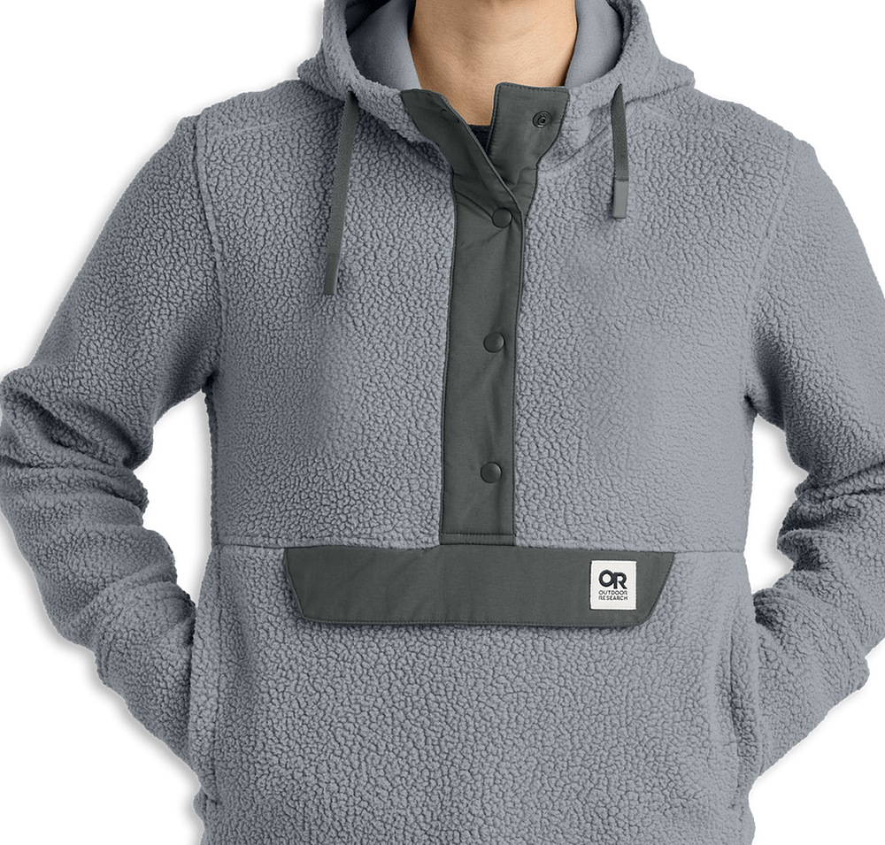 Custom Outdoor Research Women's Packwood Snap Pullover Hoodie