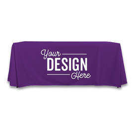 Full Color 8' Throw Tablecloth