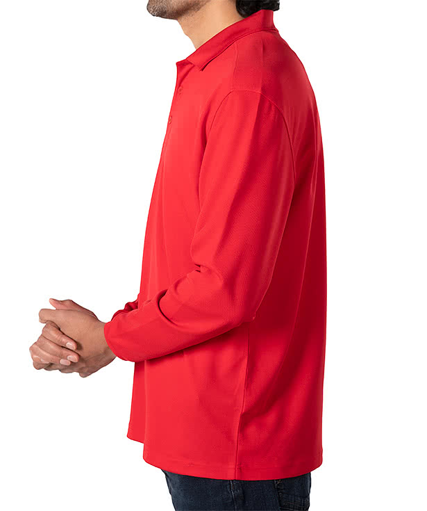 Clique by Cutter & Buck Spin Eco Long Sleeve Performance Pique Polo
