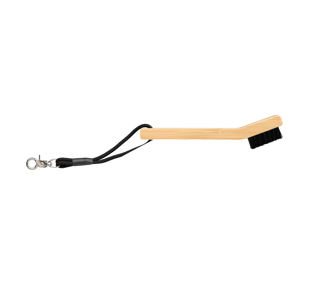 Laser Engraved FSC Bamboo Golf Brush-default