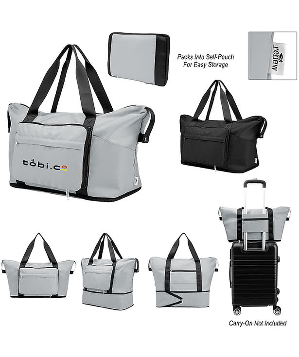 Anywhere Recycled Expandable Duffel Bag