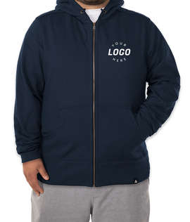 American Giant USA-Made Classic Heavyweight Zip Hoodie - Color: Polo Blue
