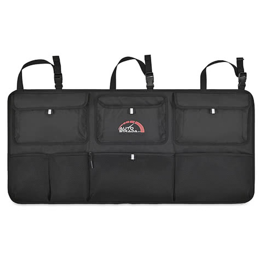 Structure Bunker Recycled Back Seat Car Organizer in Black