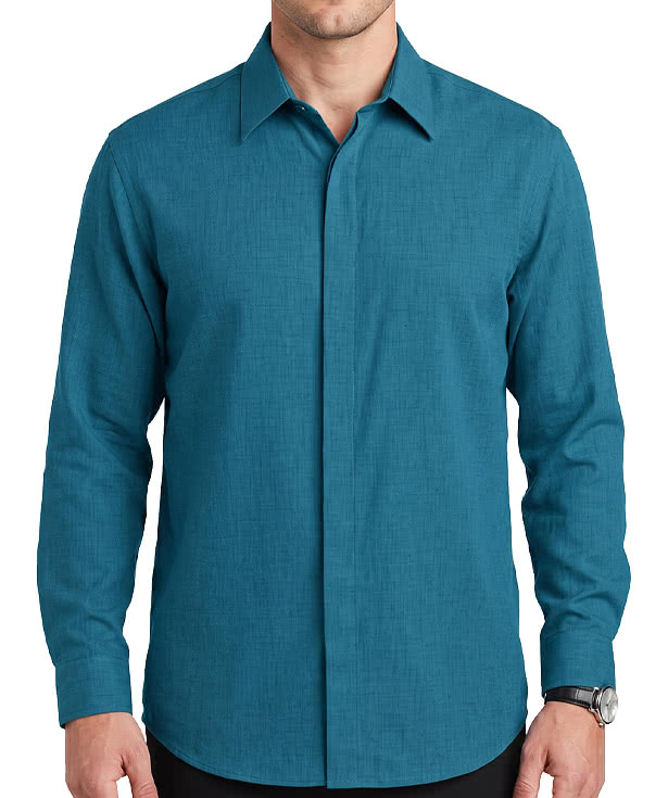 Edwards FlexBatiste Café Recycled Dress Shirt