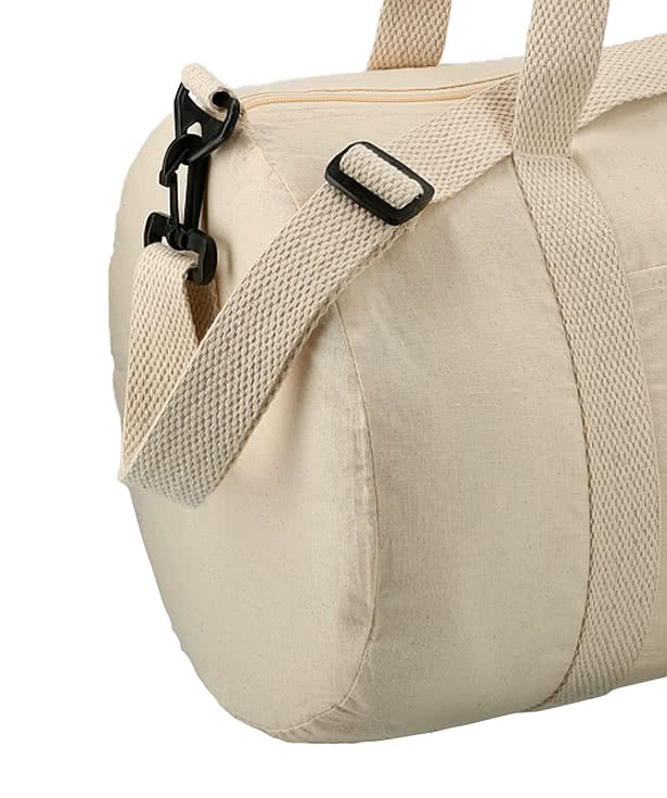 Full Color Barrel Cotton Canvas Duffel Bag