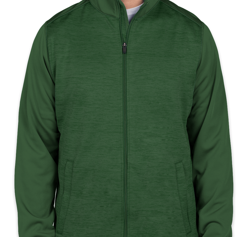 Devon & Jones Newbury Melange Fleece Full Zip Jacket-default