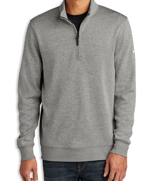 Nike Dri-FIT Corporate Half Zip Performance Sweatshirt in Grey