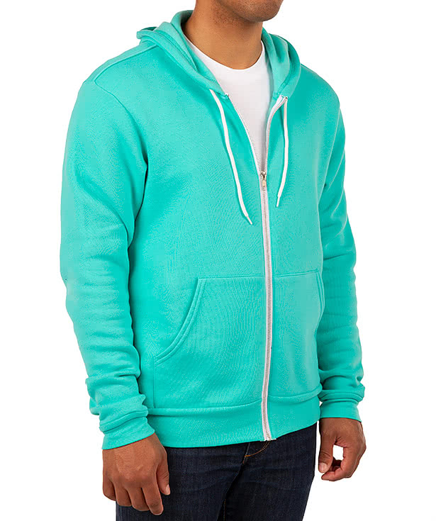 Embroidered Bella + Canvas Ultra Soft Zip Hoodie