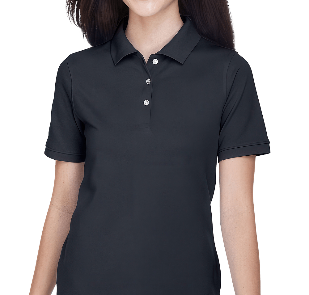 Harriton Women's Easy Blend Pique Polo - Printed-default
