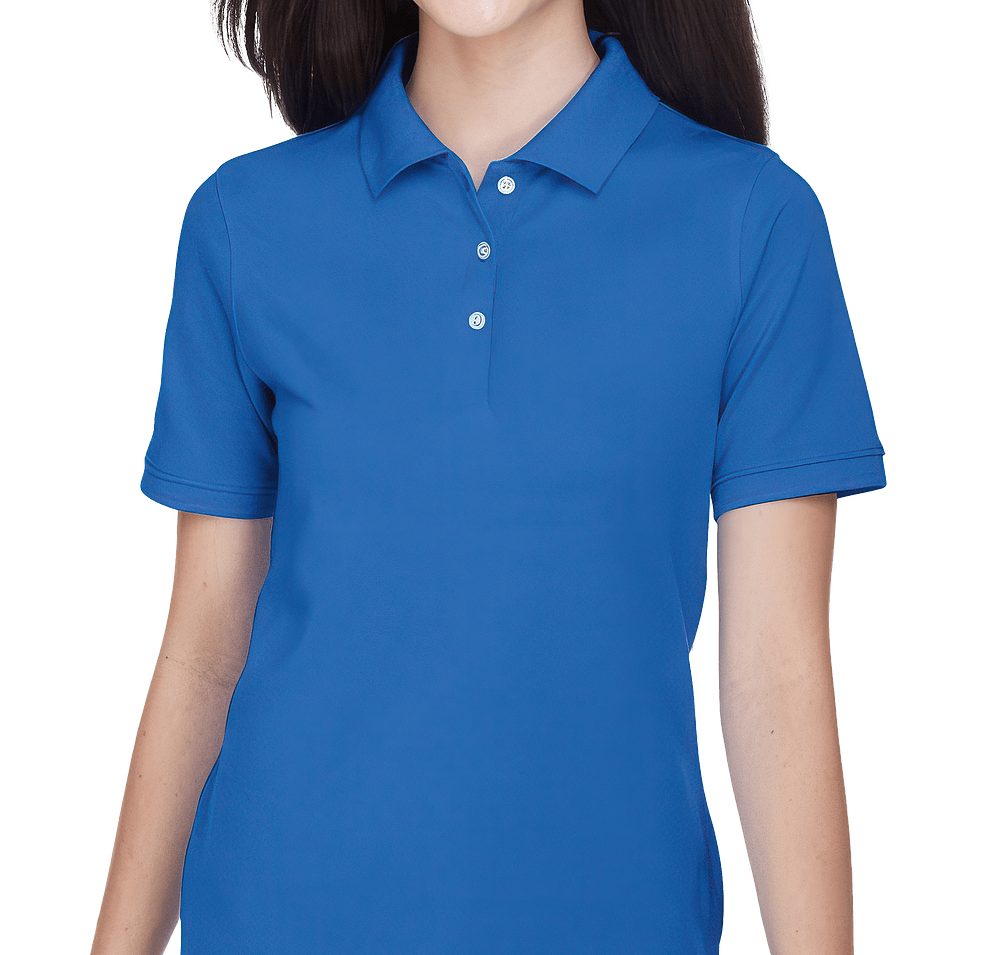 Harriton Women's Easy Blend Pique Polo - Printed-default